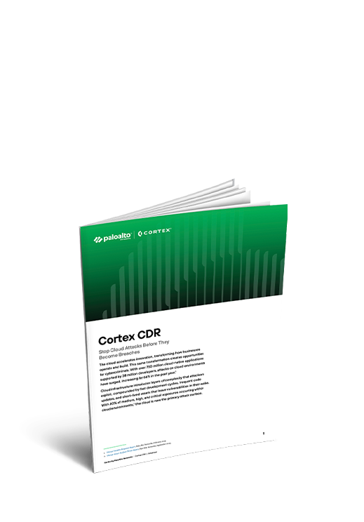 使用 Cortex CDR 阻止雲端攻擊