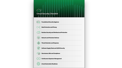 雲端防禦者的安全檢查清單