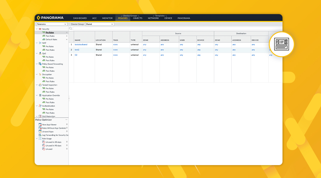 在整個網路中保持防火牆規則一致