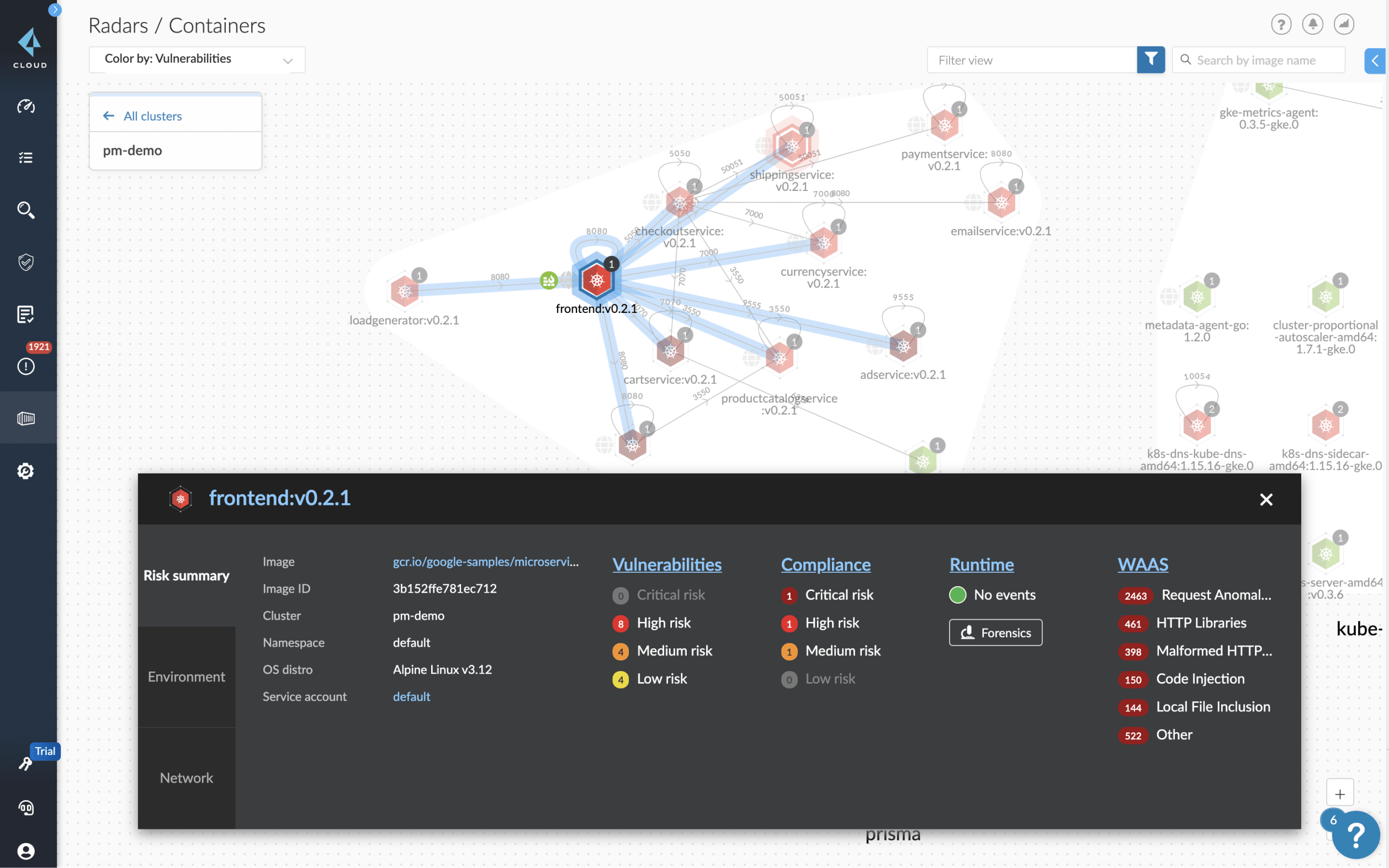 雲端安全狀況管理