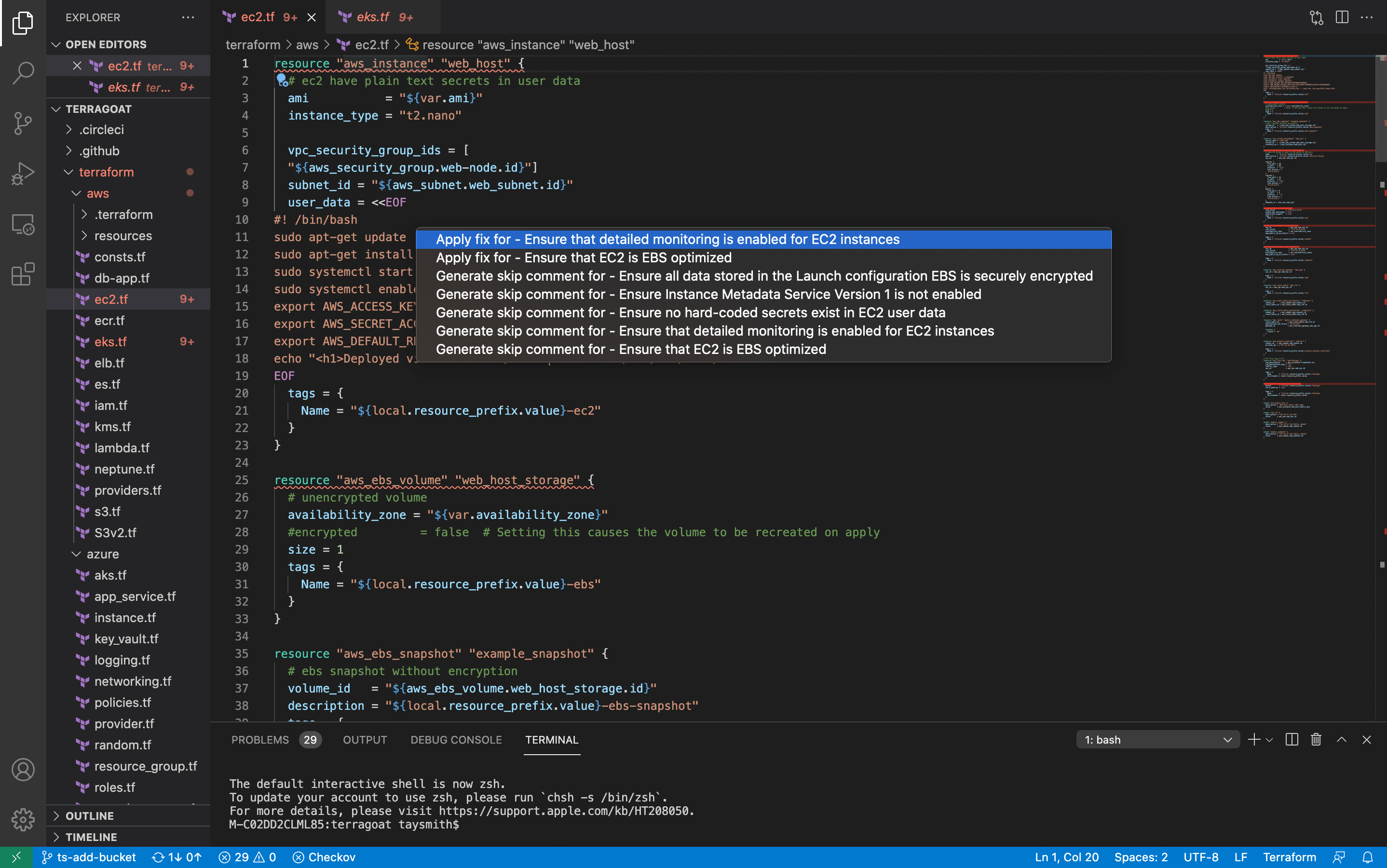 パイプラインの一部として統合されたIaC