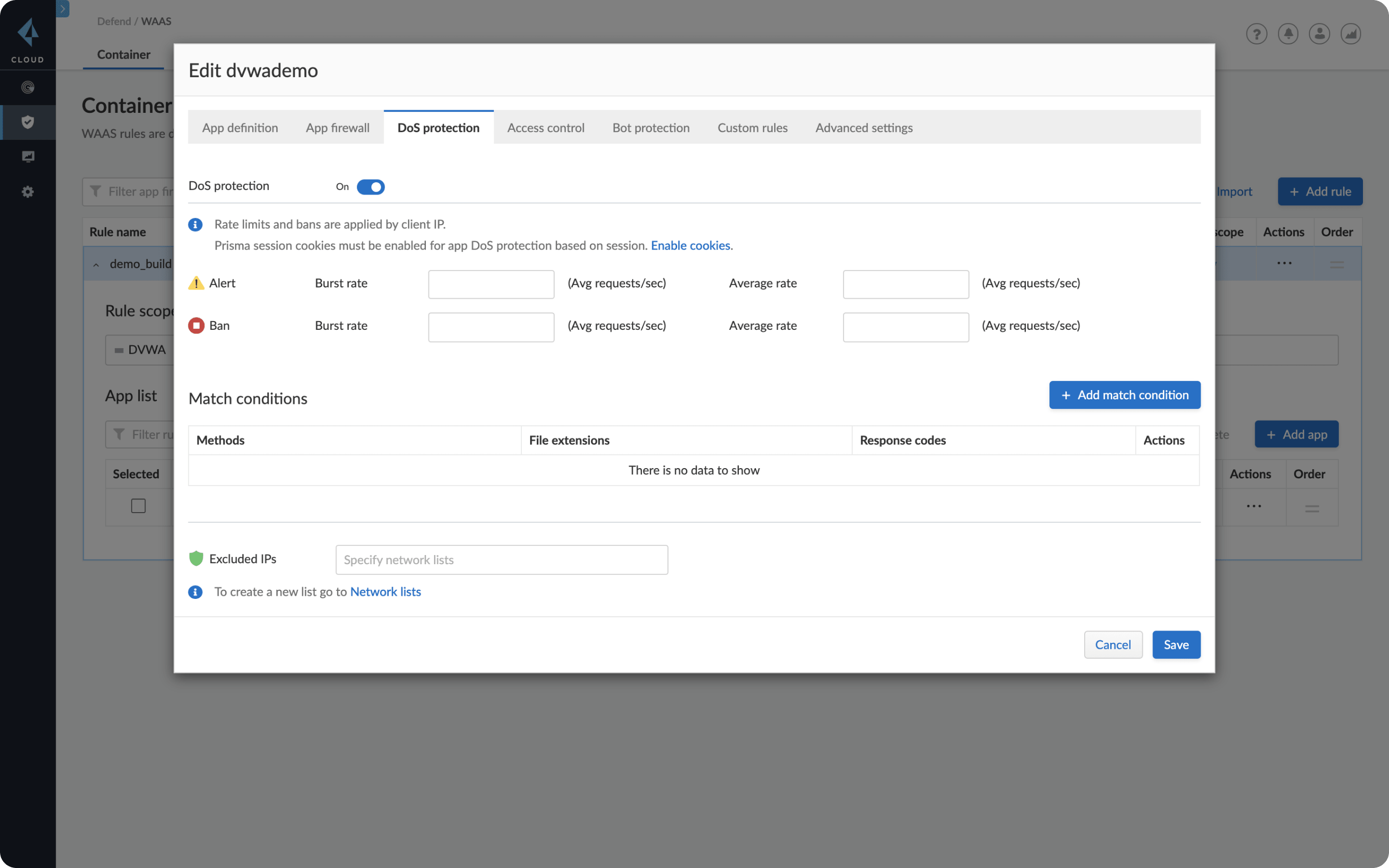 網路應用程式和 API 安全性背面