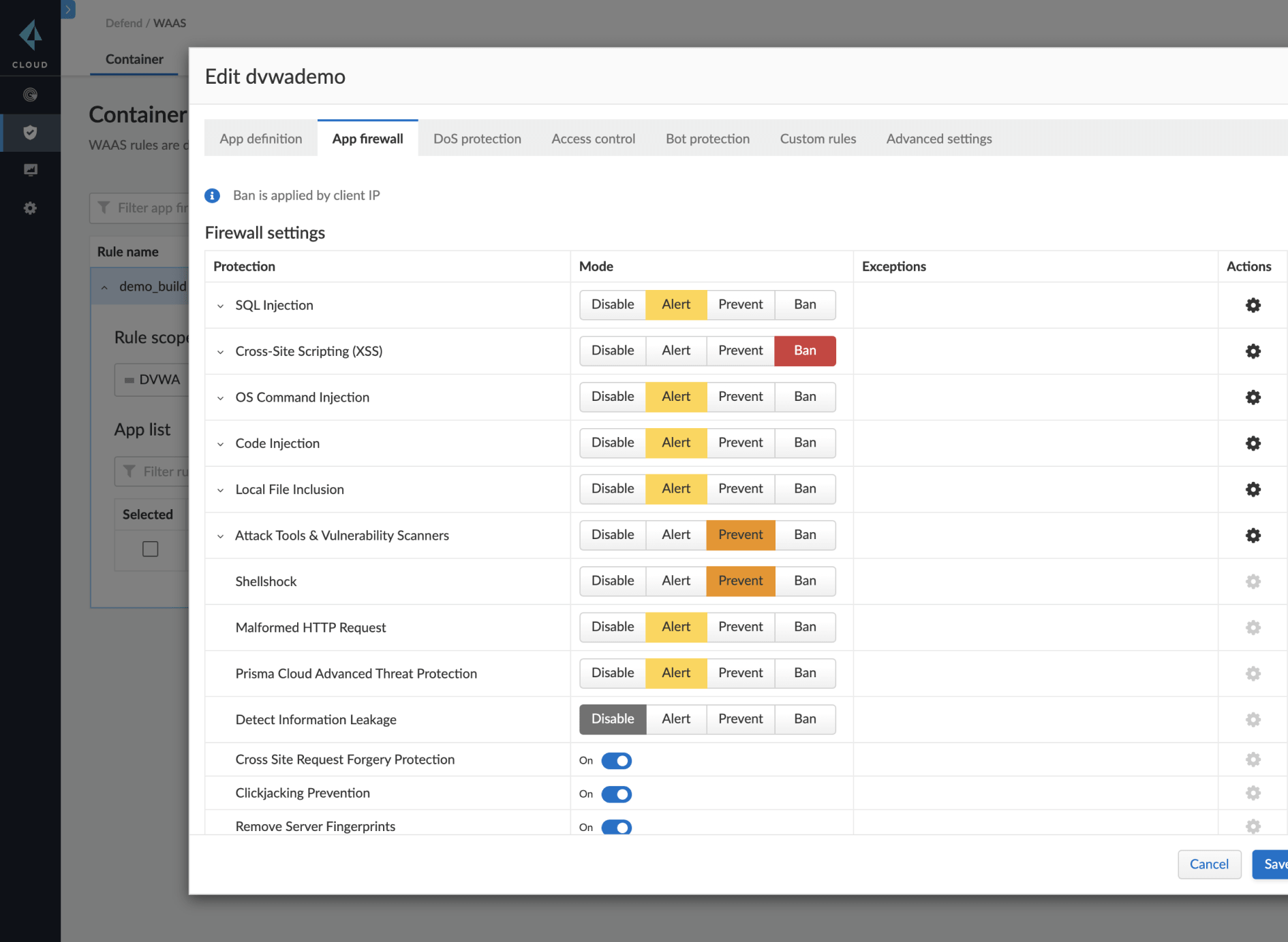 OWASP 前 10 大威脅的防護