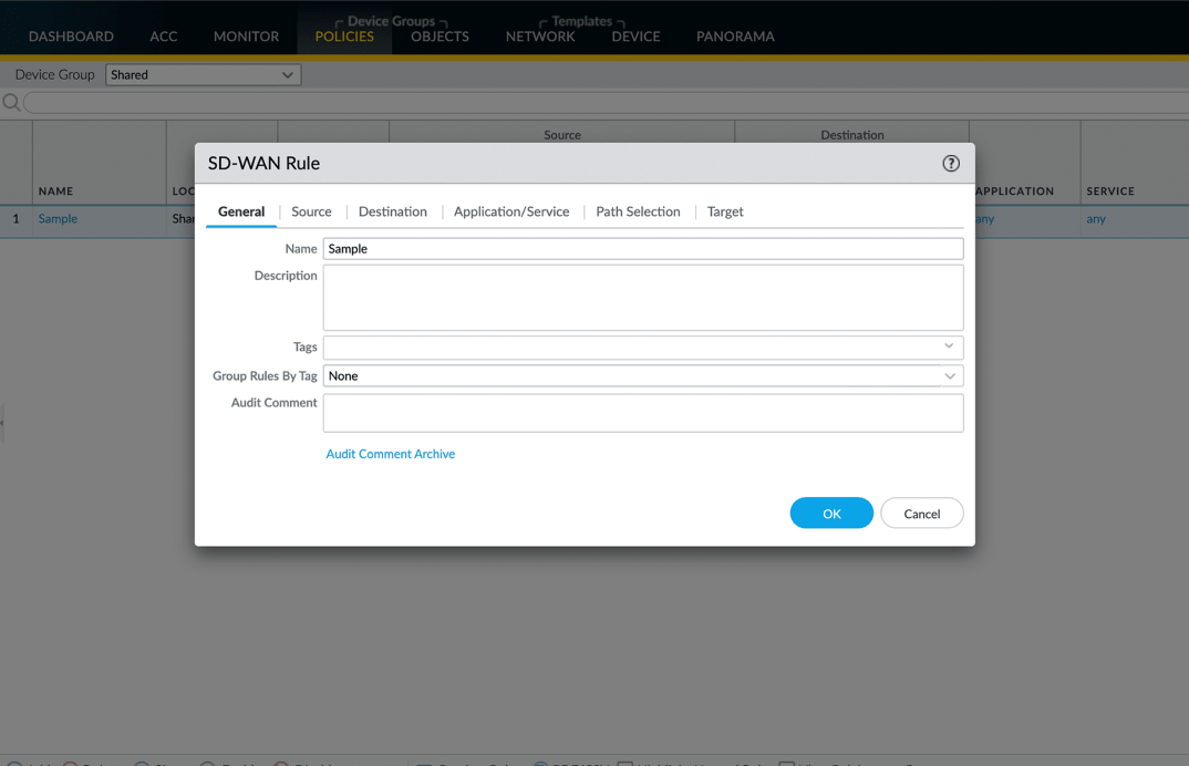 新世代防火牆上的安全 SD-WAN
