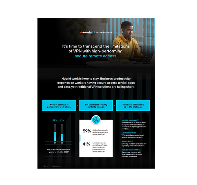 透過 Prisma Access 超越 VPN 限制